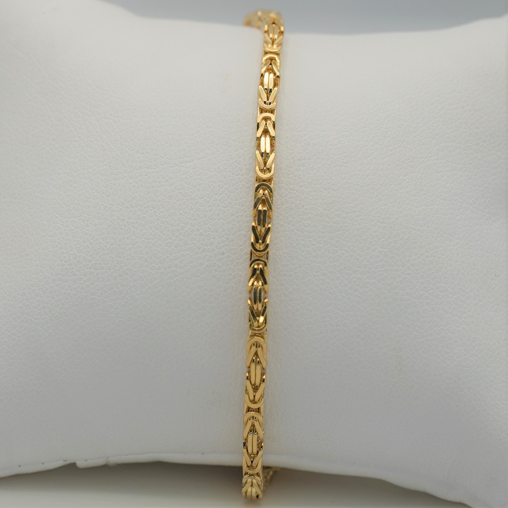 Armband Königkette, Gelbgold 333/- 19 cm länge