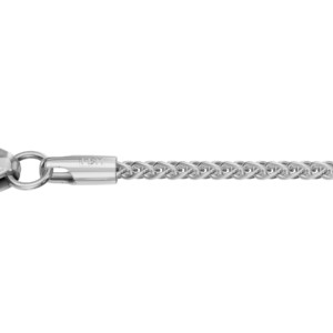 Collierkette Kette Zopf Silber 925/-Karabiner 45cm -1